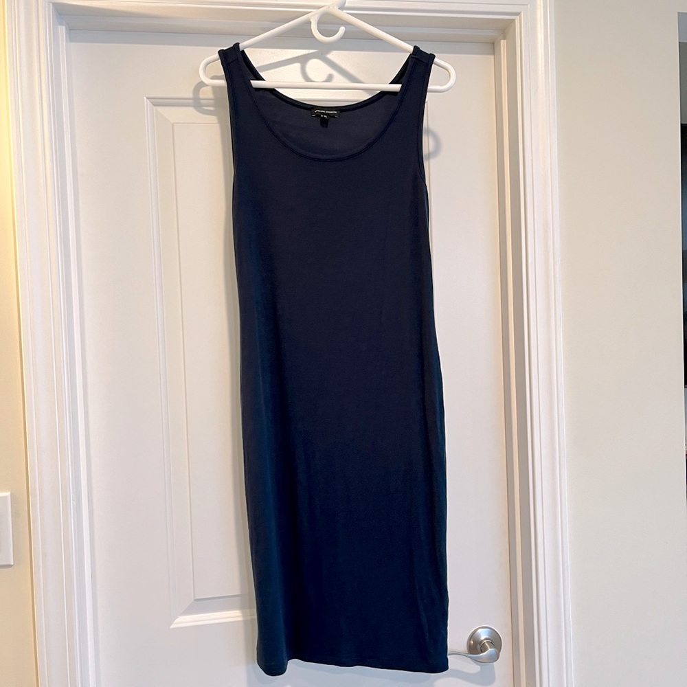 Universal Standard Foundation tank dress in navy - size 10-12